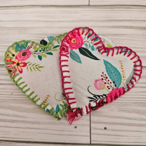 Hand Sewn Lavender Filled Heart Sachets - Picture 2 of 6